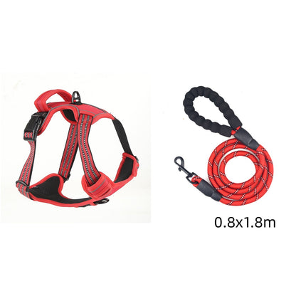 Dog Harness No Pull Breathable Reflective Pet Harness Vest