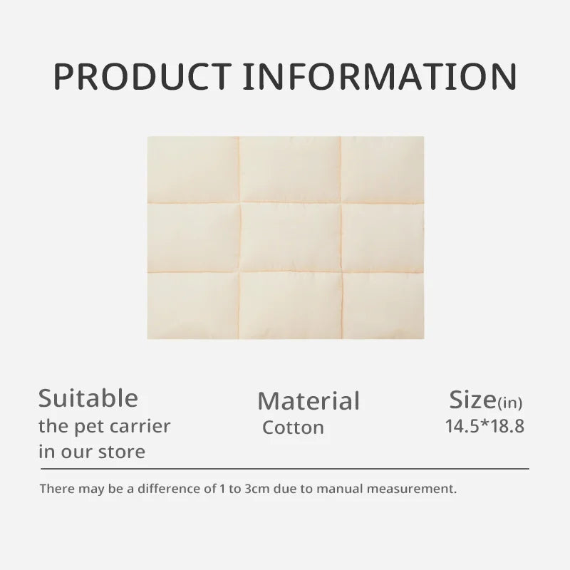 Flannel Pet Dog Bed Dog Sleeping Bed Mat Breathable Warm Pet Beds Cushion for Small Dogs Cat Pets Accessories for Pet Bag