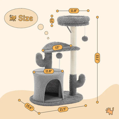 Sweetcrispy 54-Inch Vertical Cat Scratcher Shelf - 54In-Pk Cascading Durable Space-Saving Pet Furniture, Stable Base for Safe Play, Memory Foam Cozy Nest, Satisfies Natural Scratching Instincts, Ideal Gift for Pet Owners