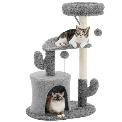 Sweetcrispy 54-Inch Vertical Cat Scratcher Shelf - 54In-Pk Cascading Durable Space-Saving Pet Furniture, Stable Base for Safe Play, Memory Foam Cozy Nest, Satisfies Natural Scratching Instincts, Ideal Gift for Pet Owners