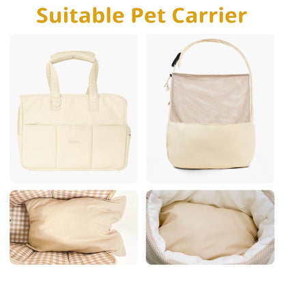 Flannel Pet Dog Bed Dog Sleeping Bed Mat Breathable Warm Pet Beds Cushion for Small Dogs Cat Pets Accessories for Pet Bag